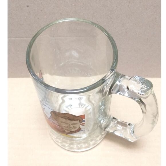 Vintage 1993 Bill Elliott Glass Beer Mug #11 Budweiser Ford Thunderbird NASCAR - Picture 7 of 9